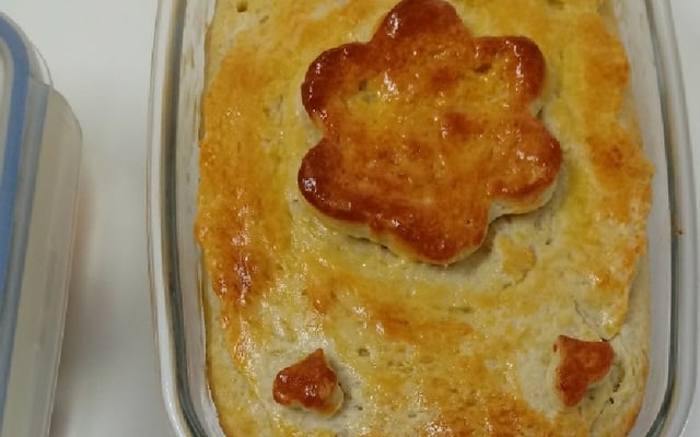 Torta de frango cremosa