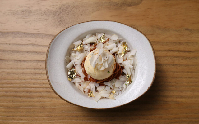 Crumble de castanha do pará e pistache