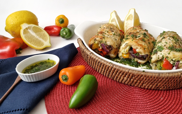 Filé de peixe à rolê