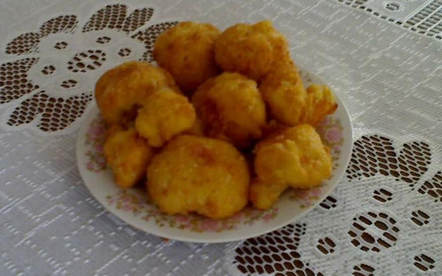 Couve-flor à milanesa