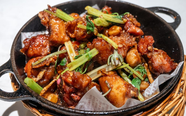 Frango no açúcar - frango dourado