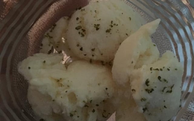 Sorvete de limão caseiro saudável sem lactose