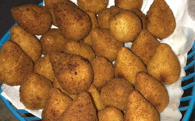 Massa para salgadinho frito