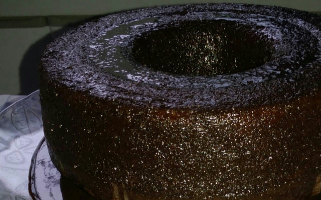 Calda de chocolate que endurece