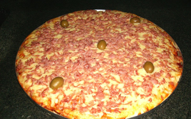 Receita de massa de pizza
