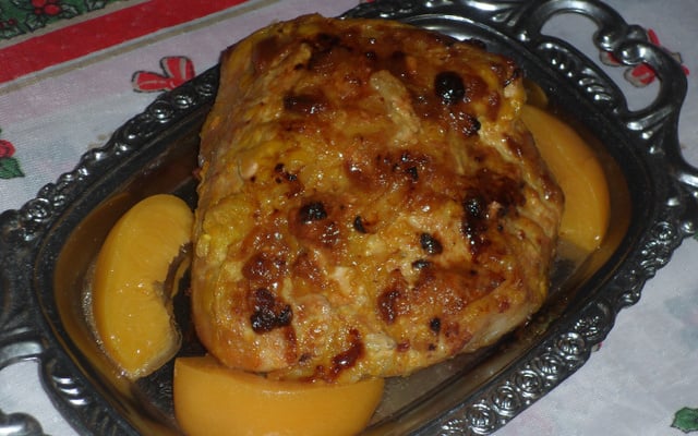 Picanha suína com molho de mostarda