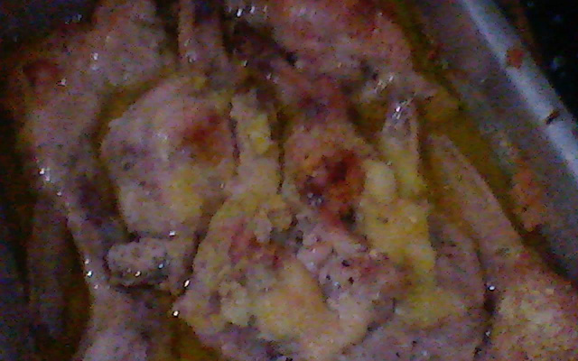 Frango assado à lá pizza