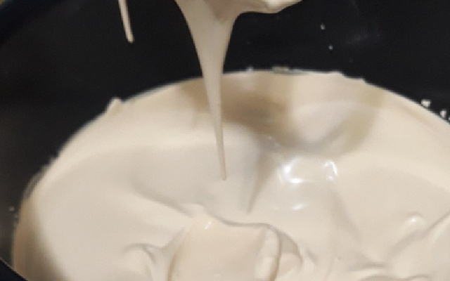 Café cremoso meia receita