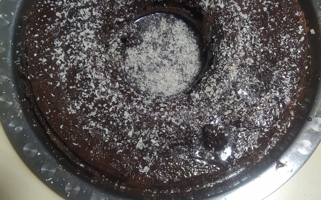 Bolo de chocolate simples