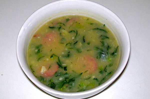 Caldo verde super gostoso
