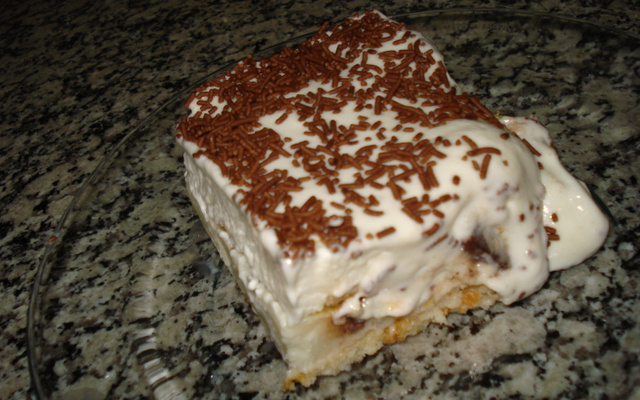 Meu pavê de coco e chocolate