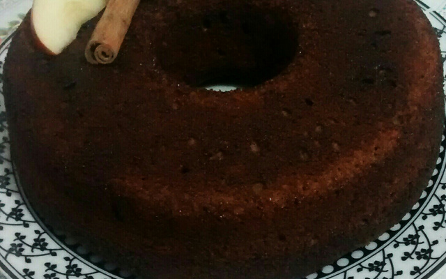 Bolo rápido de maçã com canela