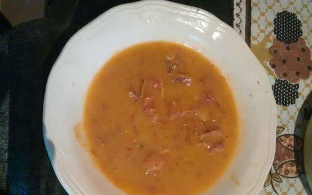 Caldo de feijão branco
