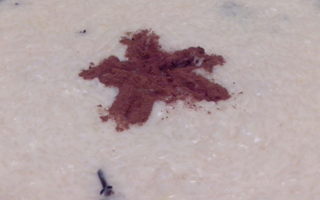 Arroz doce com creme de leite