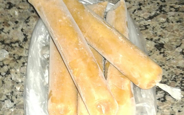 Geladinho de açúcar queimado