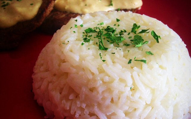 Arroz com leite de coco