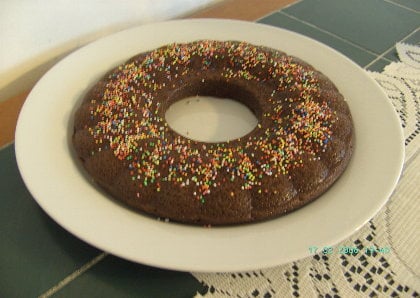 Brigadeirão de microondas