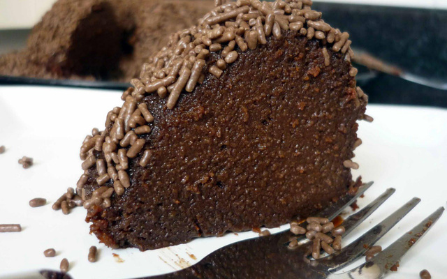 Brigadeirão de microondas