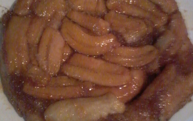 Bolo de banana com caramelo