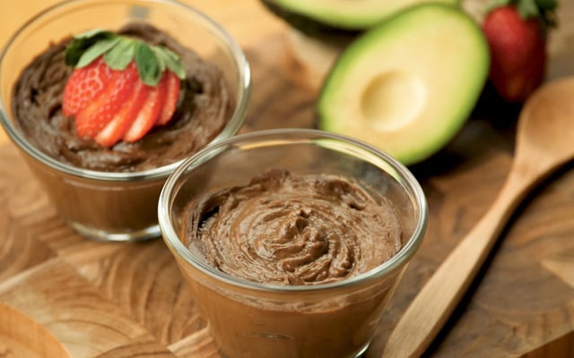 Mousse de chocolate vegano
