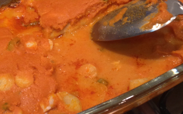 Badejo com molho rosado