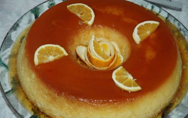 Pudim de laranja