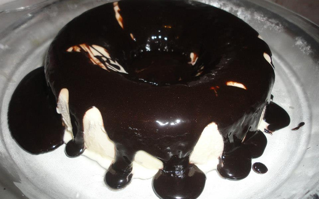 Pudim de sorvete delicioso