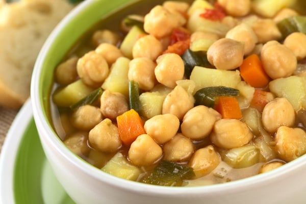 Sopa de grão-de-bico