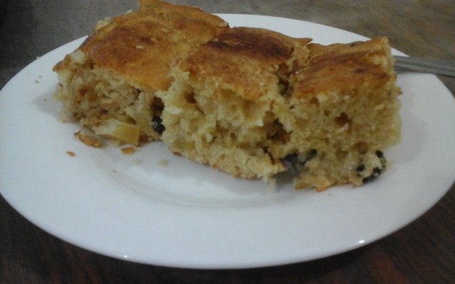 Bolo de maçã com passas (ou bolo da fortuna)