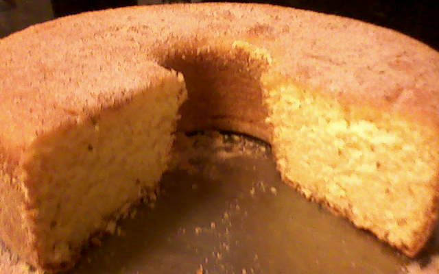 Pão-de-ló de fubá