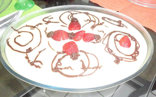 Torta de trufas preta e branca