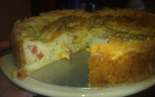 Torta salgada light rápida