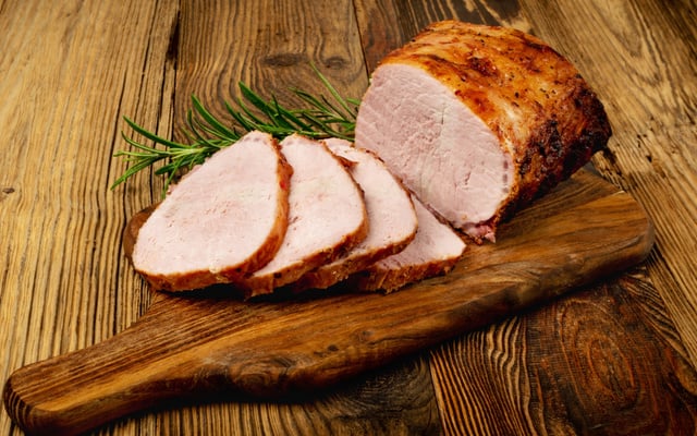 Lombo de porco assado