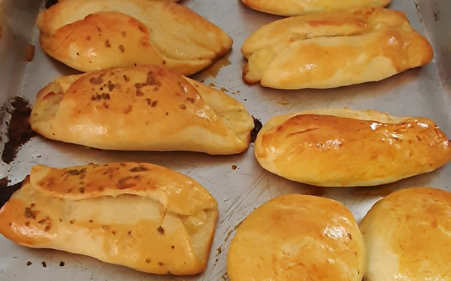 Massa base para salgado assado