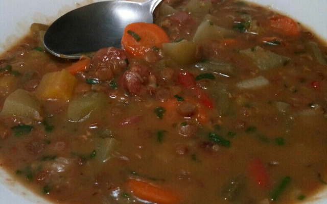 Sopa de lentilhas