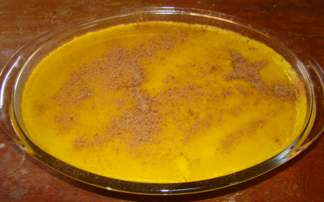 Curau de abóbora cabotiá