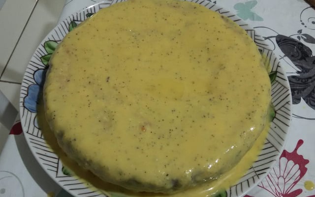 Bolo de maracujá cremoso