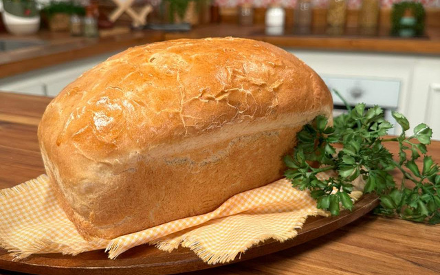 Pão de forma caseiro