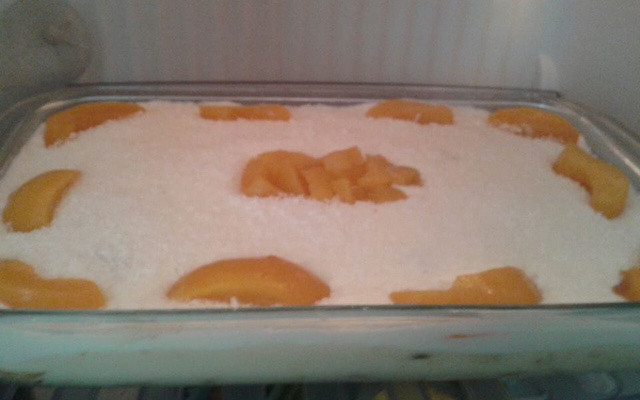 Pavê de pêssego (ou abacaxi)