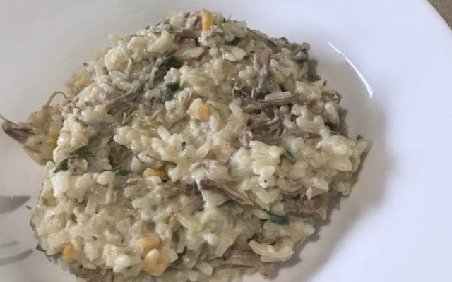 Risoto de carne de sol