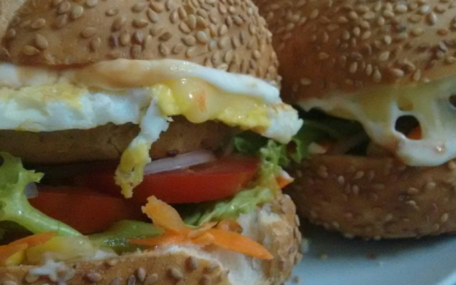 Hambúrguer de frango fit