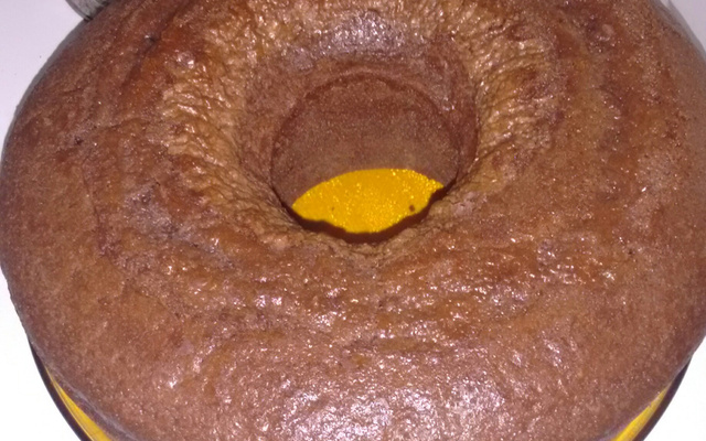 Bolo simples de chocolate