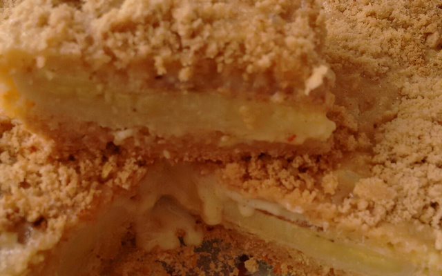 Torta farofa de banana