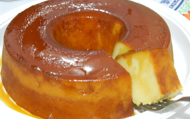 Pudim de pão amanhecido