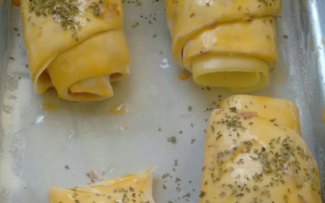 Pão fácil e recheado