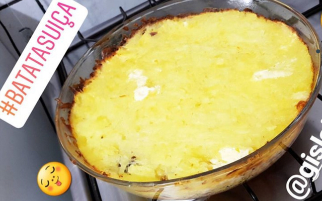 Batata suíça de forno