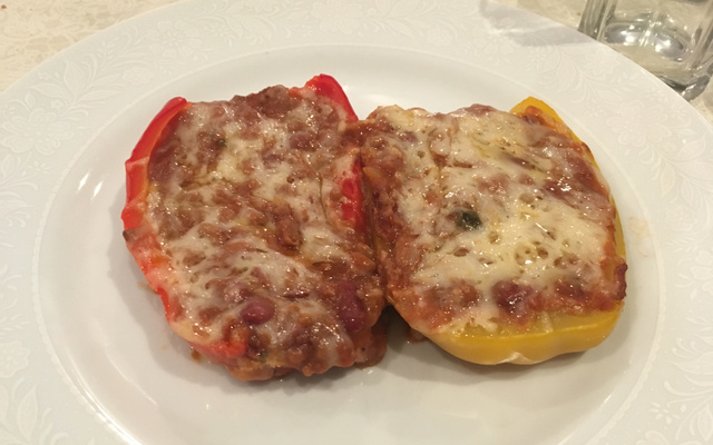 Chilli mexicano de carne moída