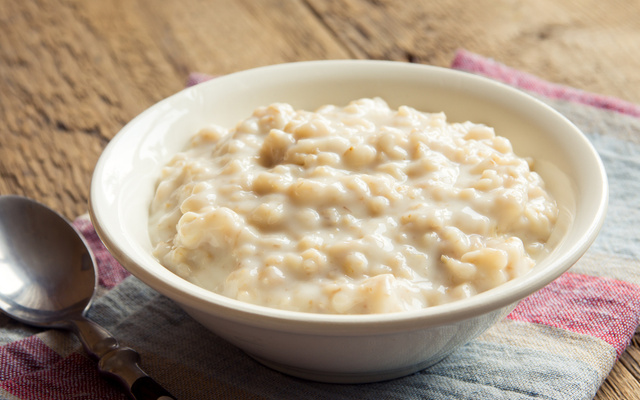 Mingau tradicional de aveia