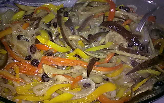 Berinjela especial de festa