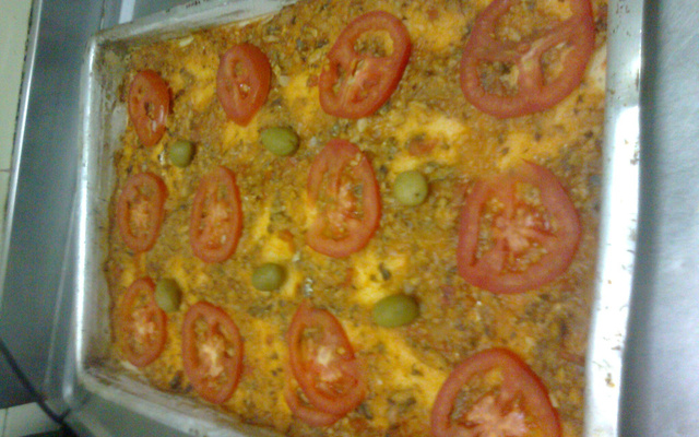 Massa de pizza de liquidificador